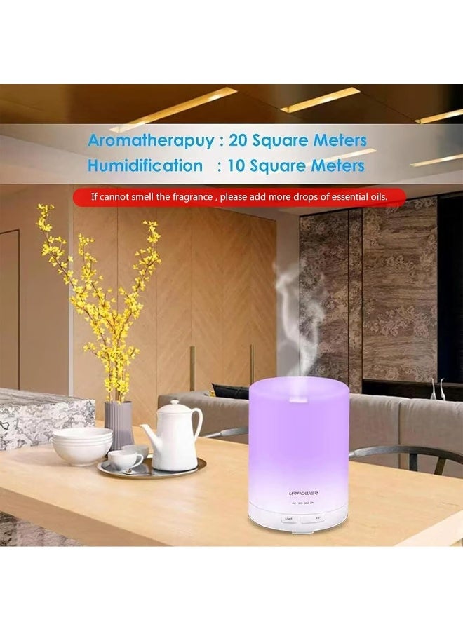 URPOWER Aroma Essential Oil Diffuser with Night Light - 300ml - Image 3